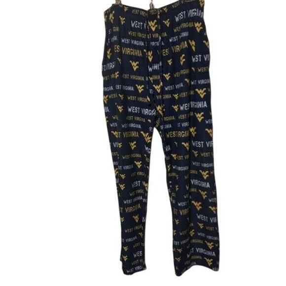 West Virginia Mountaineers Size Large Lounge Sleep Pajama Pants - Picture 1 of 4